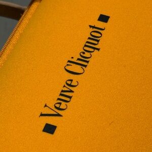 Veuve Clicquot 375ml neoprene champagne carrier/Parisian purse